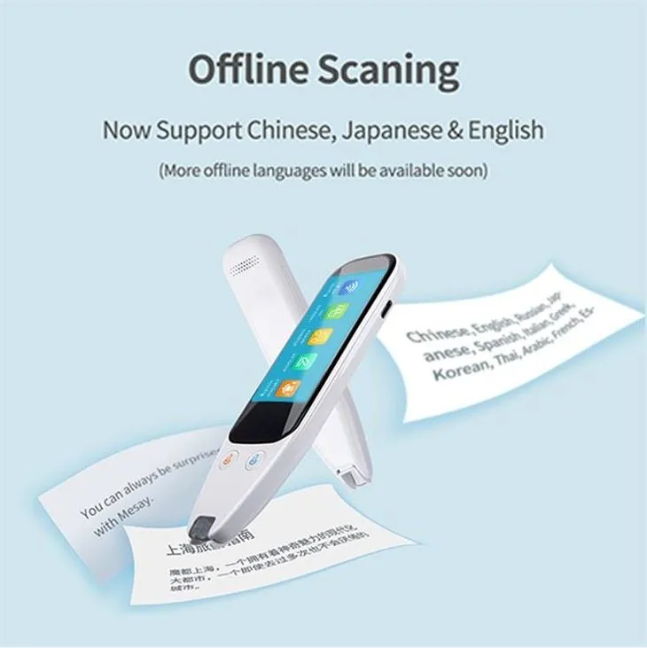 Портативна смарт-ручка для перекладу для 112 мов