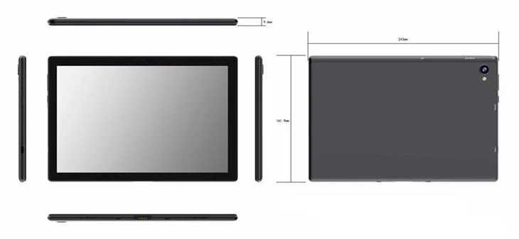 10” A133 Android Tablets With Keyboard
