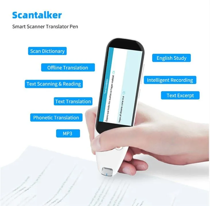 Нове перо перекладу голосового сканера мови