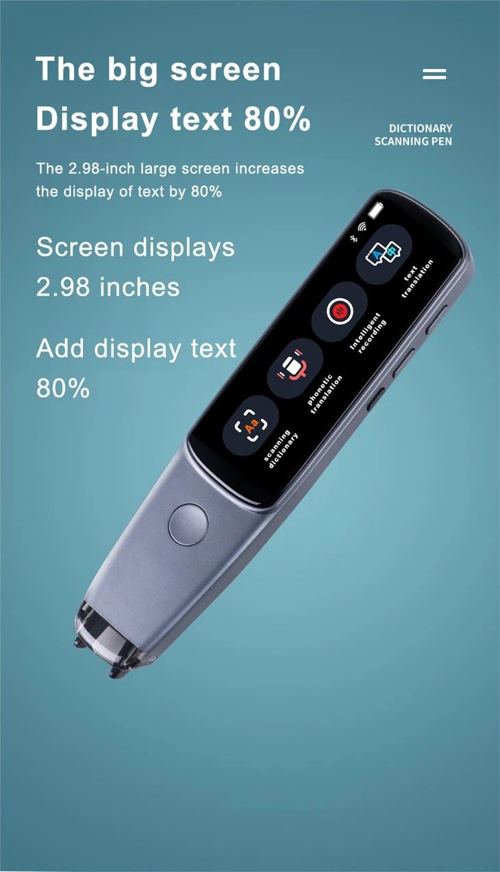 Розмовляюча ручка, планшетний комп’ютер, ручка сканування перекладу.